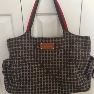 Kate Spade Classic Noel Stevie Diaper Baby Bag